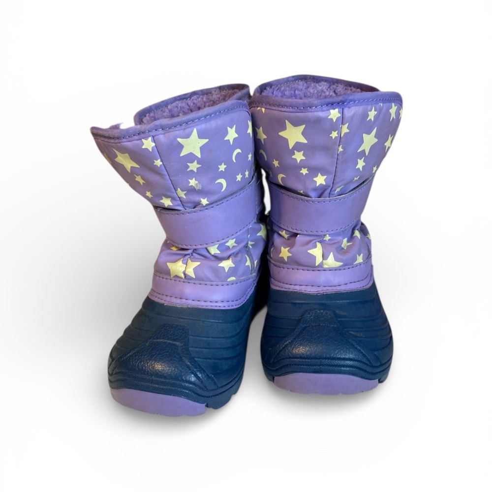 Cat & Jack Purple and Navy Star Boots
